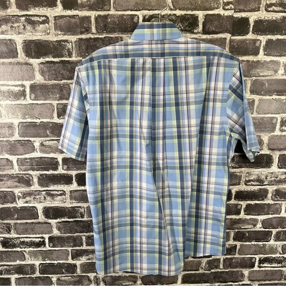 NWT Brooks Brothers Plaid Short Sleeve Regular Fit Shirt - Picture 8 of 9